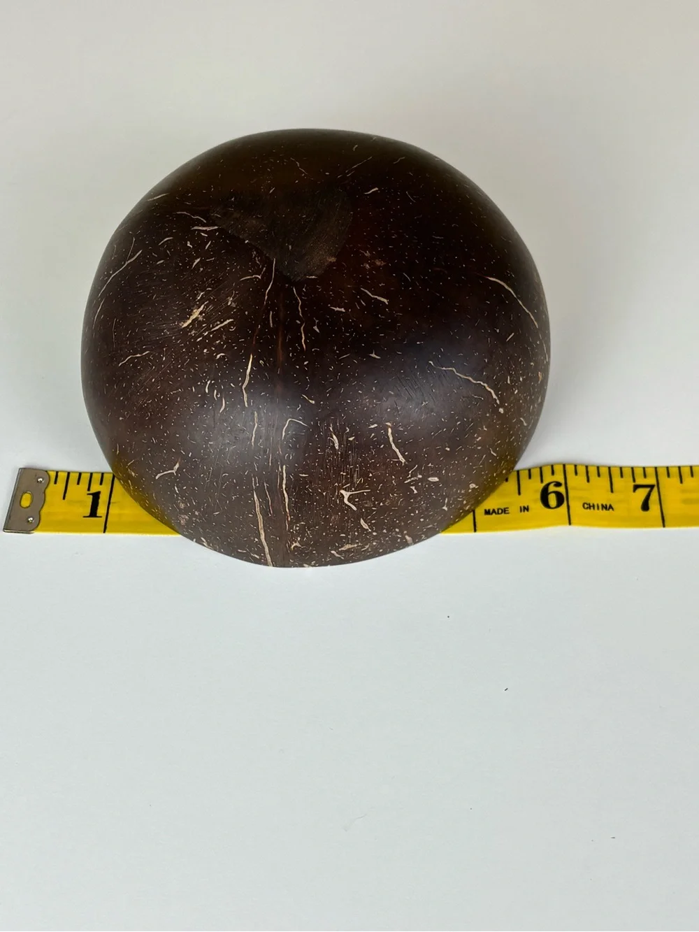 Coconut Shell Bowl with wooden Spoon - Natural Dark Brown